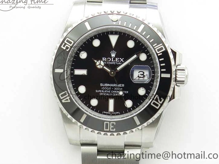 0128 Lightweight Submariner 116610 LN Black Ceramic ZF 1:1 Best Edition 904L SS Case and Bracelet VR 2894